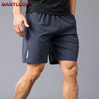 Men's Running Shorts - Lightweight Elastic-Waist Pair