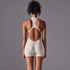 Women's Gym Jumpsuit – Backless Push – Up Style