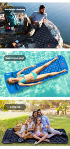 Camping Sleeping Pad - Inflatable TPU Nylon Mat