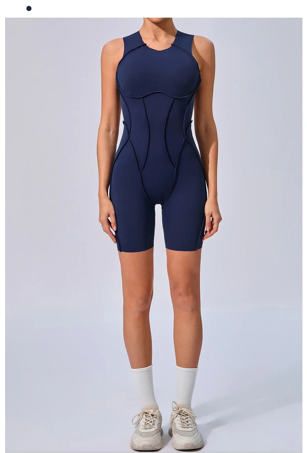 Women's Workout Jumpsuit – Padded Activewear Bodysuit