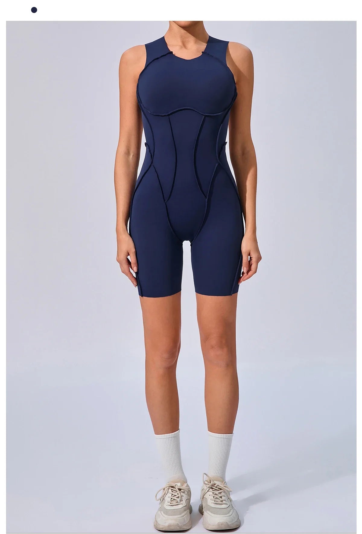 Women's Workout Jumpsuit – Padded Activewear Bodysuit