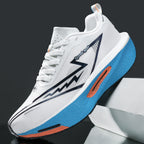 Men's Athletic Shoes - Mesh Lace-Up Pair