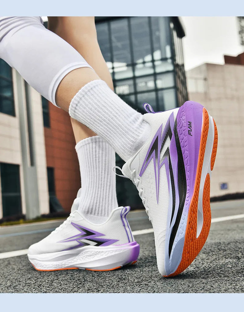 Men's Running Shoes - Air-Mesh Athletic Pair