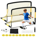 Soccer Goal Set - Two 6 × 4 ft Pop-Up Nets