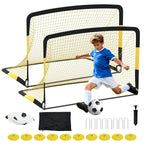 Soccer Goal Set - Two 6 × 4 ft Pop-Up Nets
