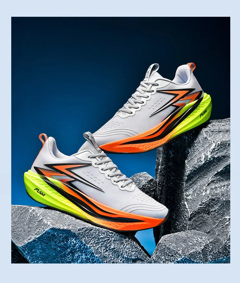 Men's Running Shoes - Air-Mesh Athletic Pair