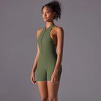 Women's Gym Jumpsuit – Backless Push – Up Style