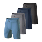 Men's Compression Shorts - Running Tights with Pocket