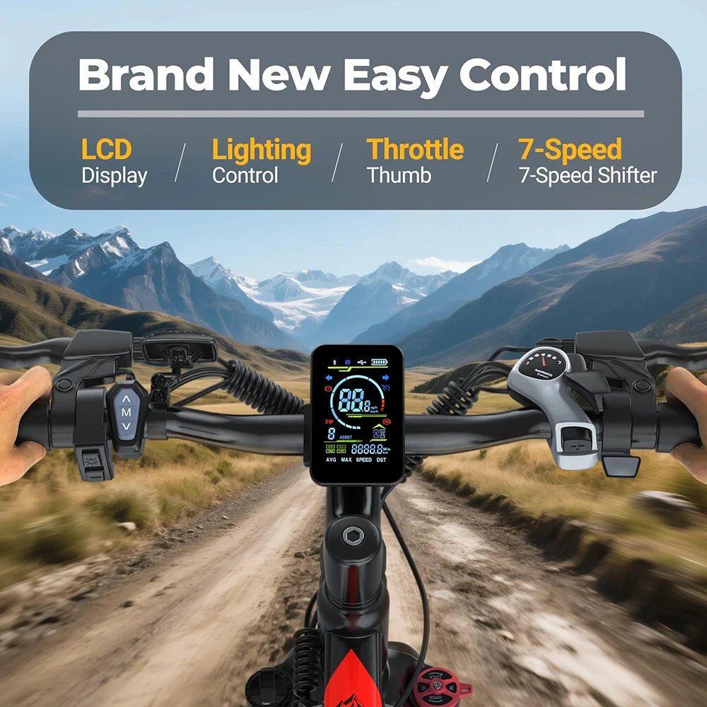 Electric Bicycle - 26-Inch Battery-Powered Bike