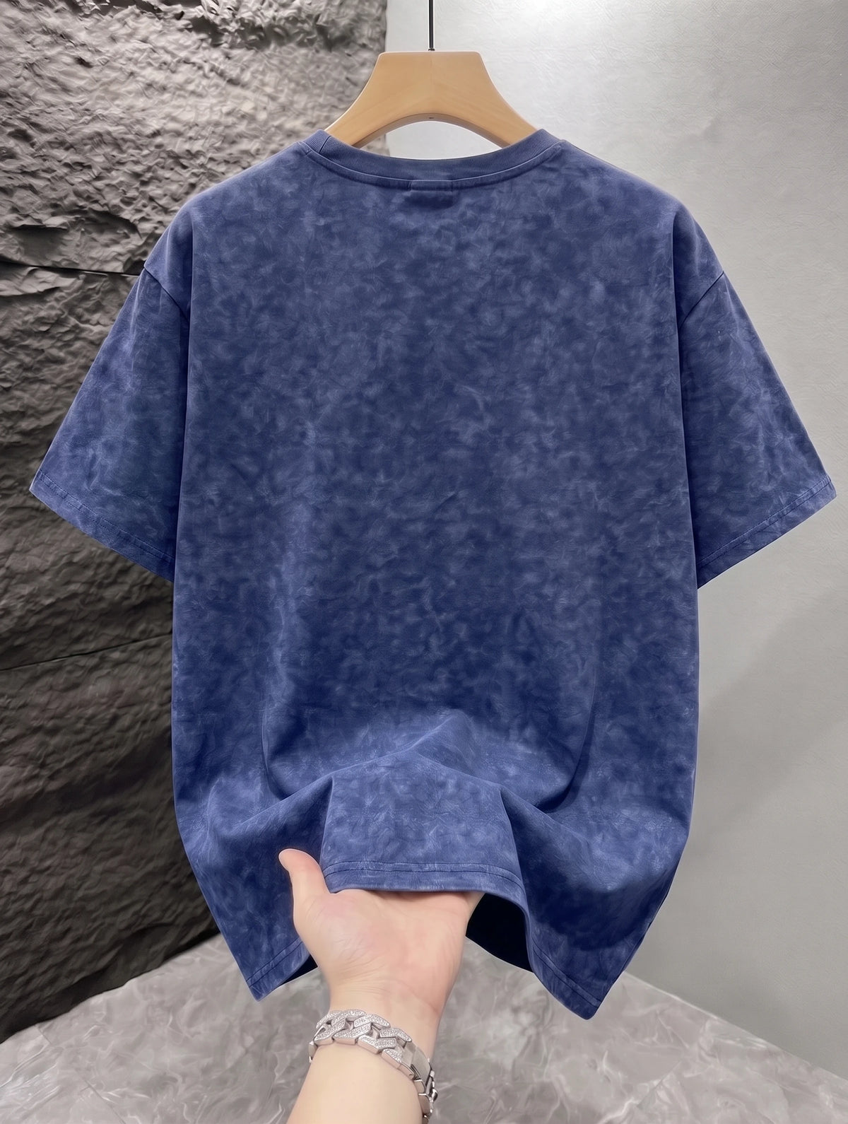 Men's Vintage Acid-Wash T-Shirt – Oversized Fit - product view 11