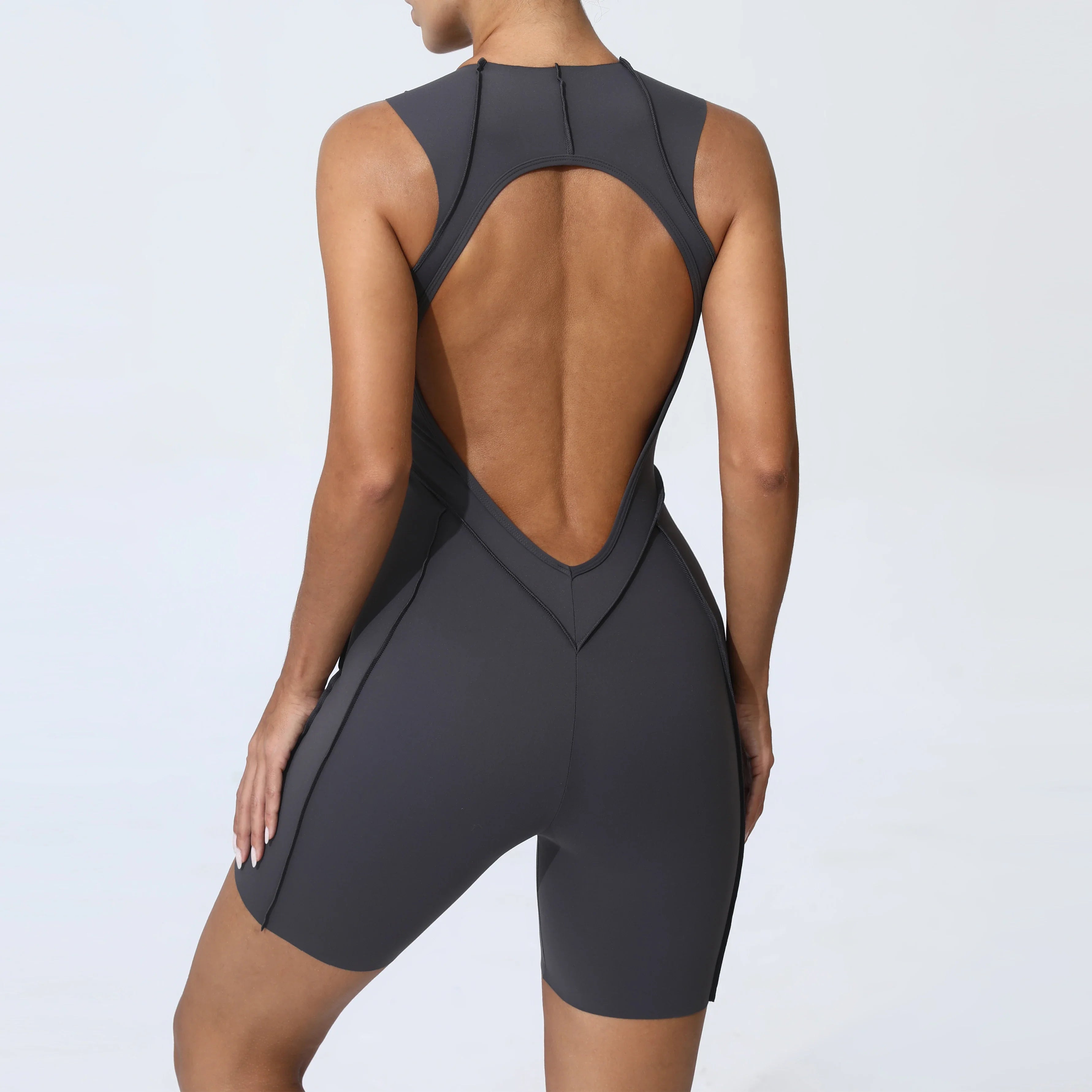 Women's Workout Jumpsuit – Padded Activewear Bodysuit