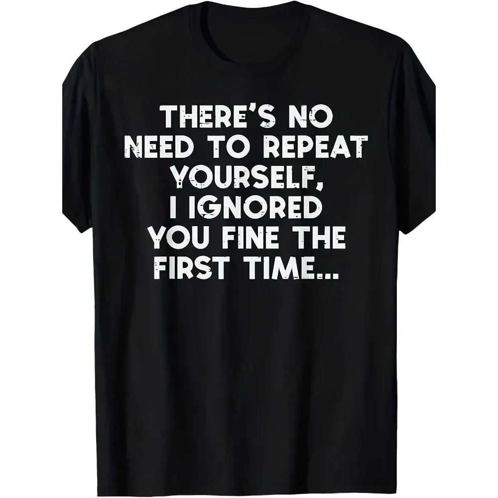 Cotton T-Shirt - Retro Graphic Print