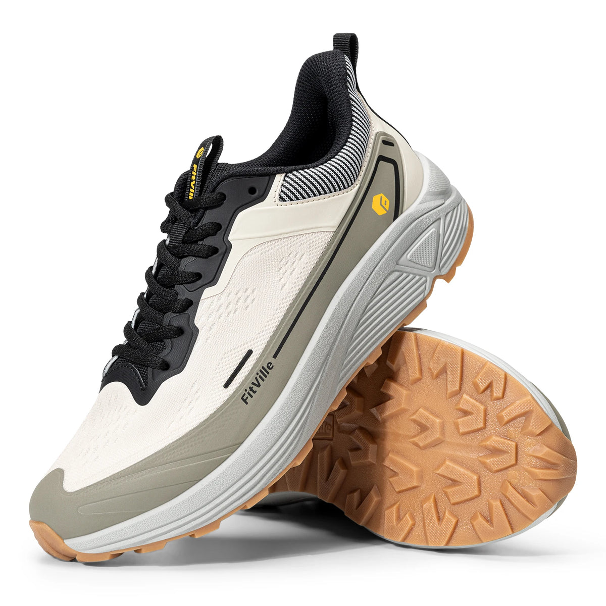 Men's Walking Shoes - Wide Toe-Box Mesh Sneakers