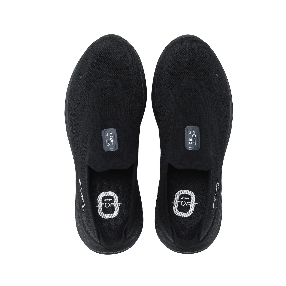 Men's Walking Shoes - Slip-On Knit Pair