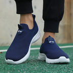 Men's Walking Shoes - Mesh Slip-On Pair