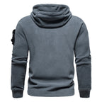 Men's Outdoor Hoodie - Multi-Pocket Warm Layer