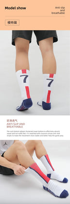 Soccer Socks - Mid-Tube Football Pair