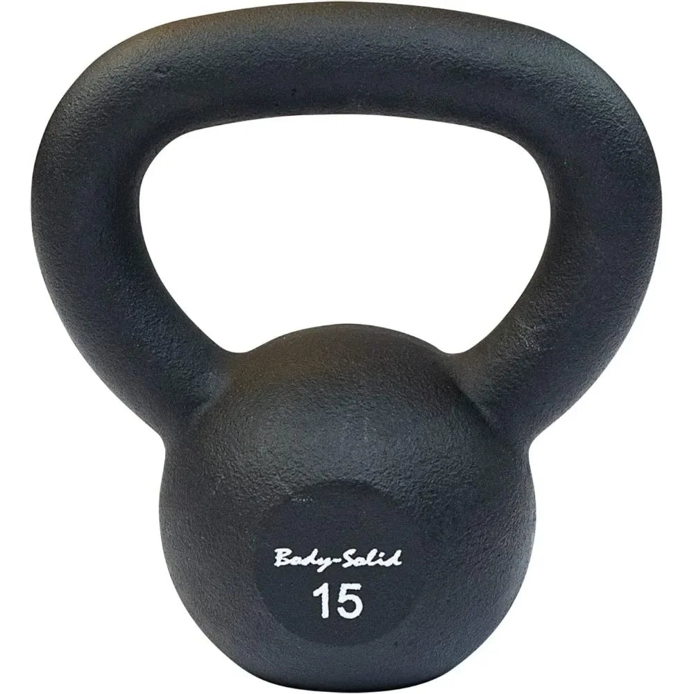 Kettlebell - Matte Black Weightlifting Weight - product view 5
