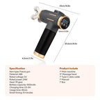 Massage Gun - 11-Head Percussion Device