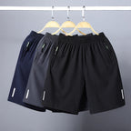 Men's Running Shorts - Lightweight Elastic-Waist Pair