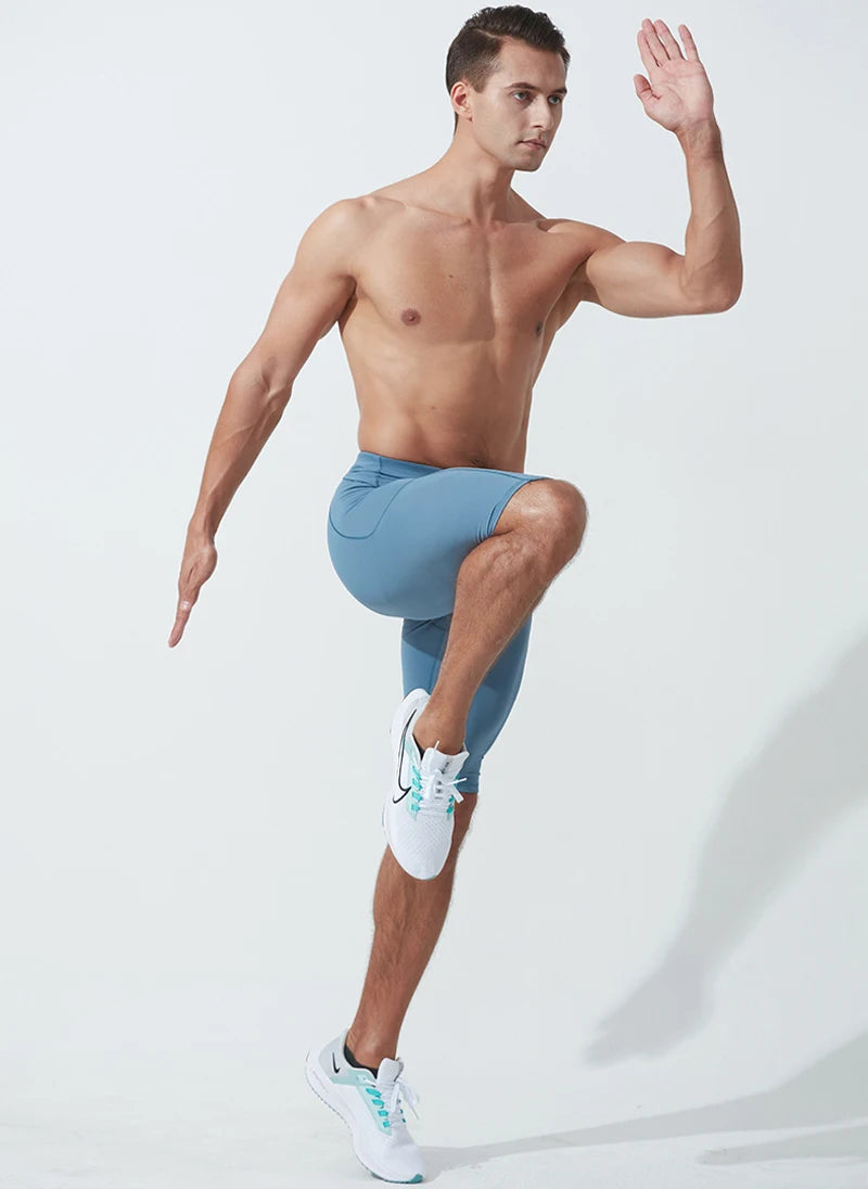 Men's Compression Shorts - Running Tights with Pocket