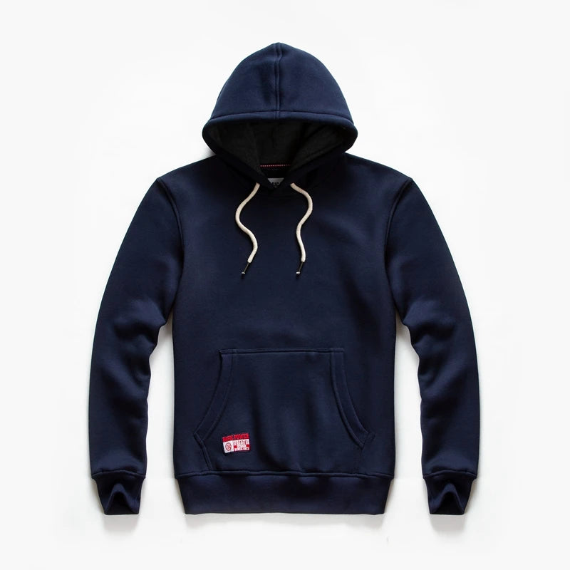 Men's Hoodie - Cotton-Blend Casual Pullover