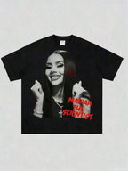 Unisex Graphic Crewneck Tee – Extended Sizes - product view 5