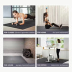 Gym Floor Tiles - 16-Piece Interlocking Set