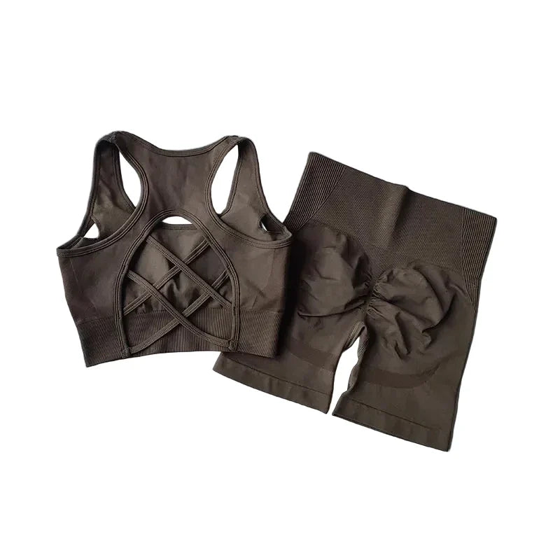 Women's Workout Set – High – Waist Seamless
