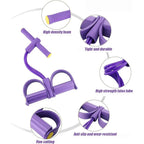 Resistance Band Set - Six-Tube Exercise Trainer