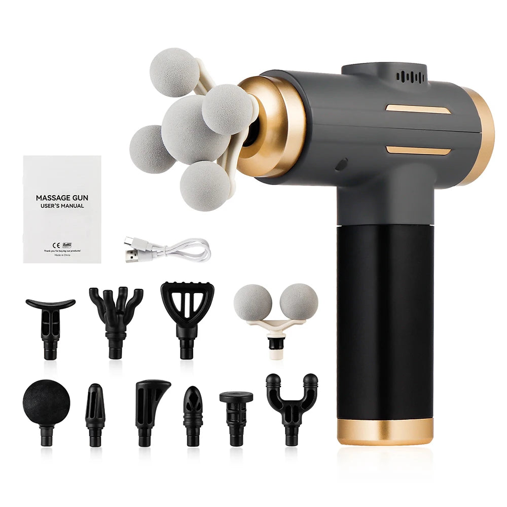 Massage Gun - 11-Head Body Massager