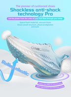 Running Shoes - Air-Mesh Lace-Up Pair