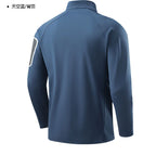 Men's Pullover - Three-Quarter-Sleeve Polyester Top