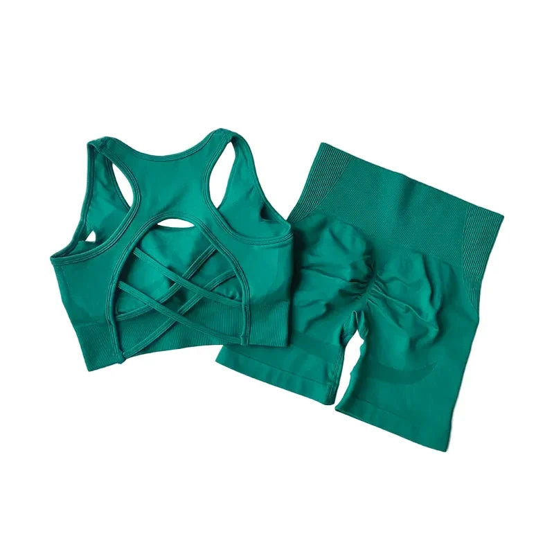 Women's Workout Set – High – Waist Seamless
