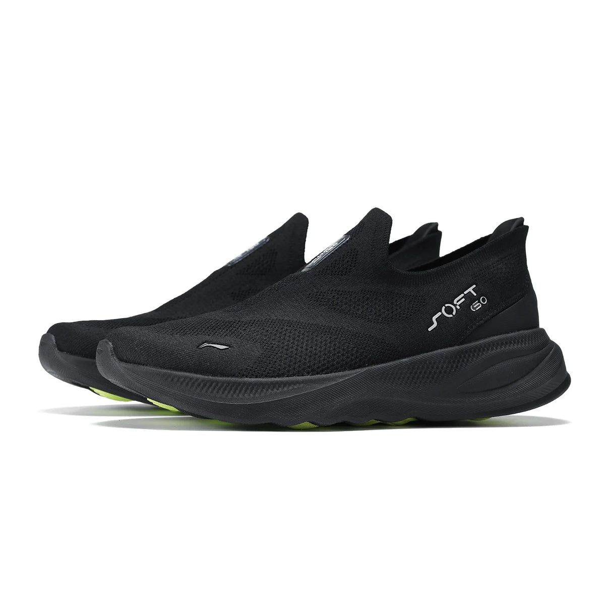 Men's Walking Shoes - Slip-On Knit Pair