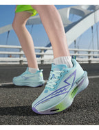 Men's Running Shoes - Air-Mesh Lace-Up Pair