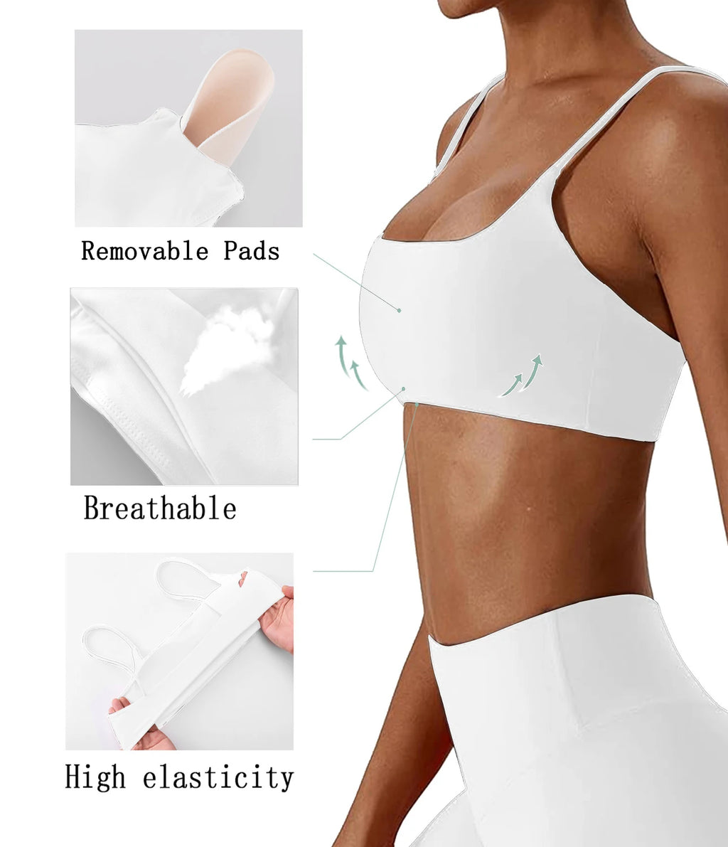 Women's Sports Bra - Cross-Back Training Top