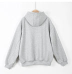 Women's Zip Hoodie - Loose Polyester Layer