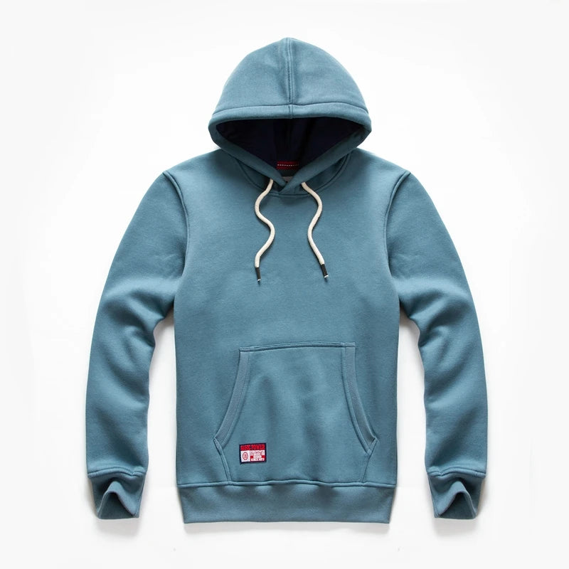 Men's Hoodie - Cotton-Blend Casual Pullover