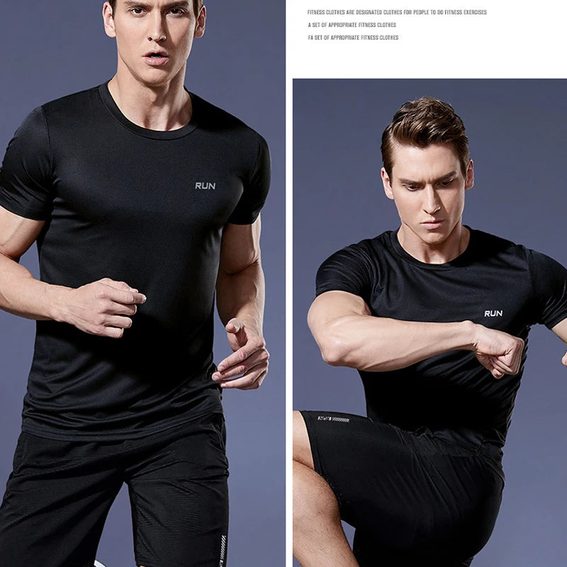 Men's Training T-Shirt - Quick-Dry Sports Jersey