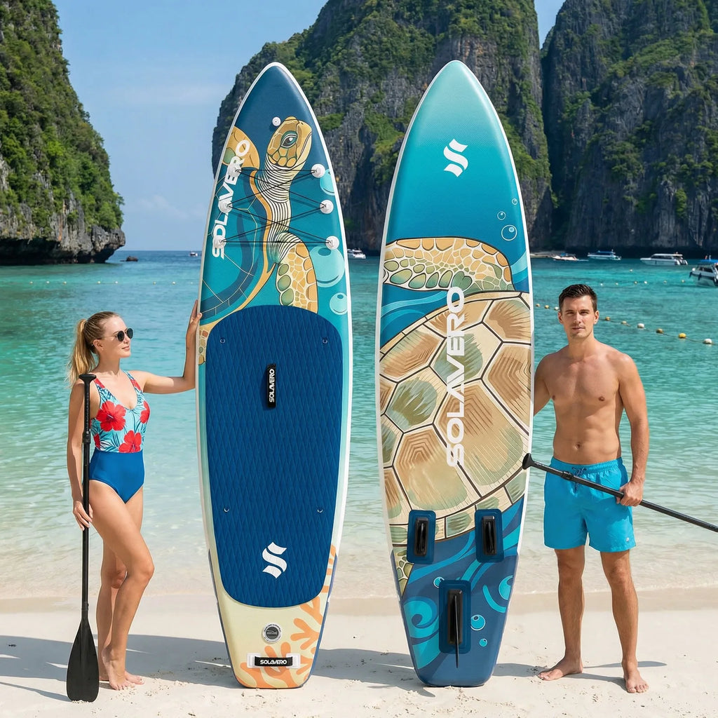 Inflatable Paddle Board - EVA Deck SUP Set