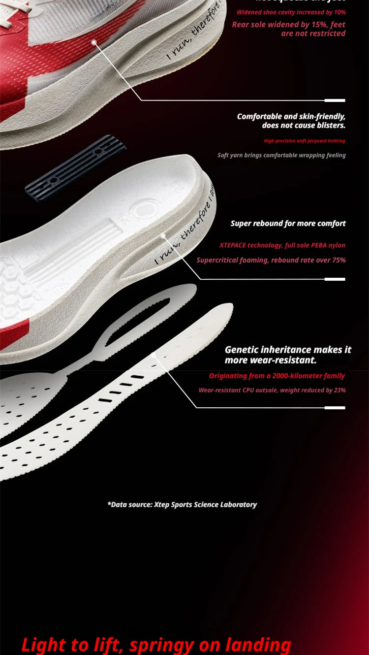 Men's Running Shoes - Lace-Up Sports Pair