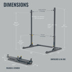Squat Rack – Folding Portable Strength Rack