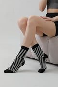 Striped Mid – Calf Socks – Retro Athletic Style