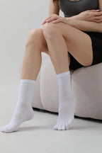 Cotton Toe Socks – Mid – Calf Style