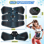 Abdominal Muscle Stimulator Trainer EMS Abs Fitness Equipment Training Gear Muscles Electrostimulator Toner Exercise At Home GymEstaliosFitEstaliosFit183973775;20260427;1777316247TDYnN
