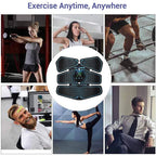 Abdominal Muscle Stimulator Trainer EMS Abs Fitness Equipment Training Gear Muscles Electrostimulator Toner Exercise At Home GymEstaliosFitEstaliosFit183973775;20260427;1777316247TDYnN