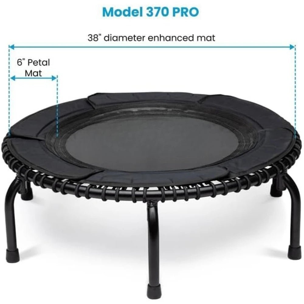 Adjustable Cord Mini Rebounder for Home Fitness Exercise Trampoline with 300lb Capacity Workout EquipmentEstaliosFitEstaliosFit184447909;2026057;1778180013o53jI