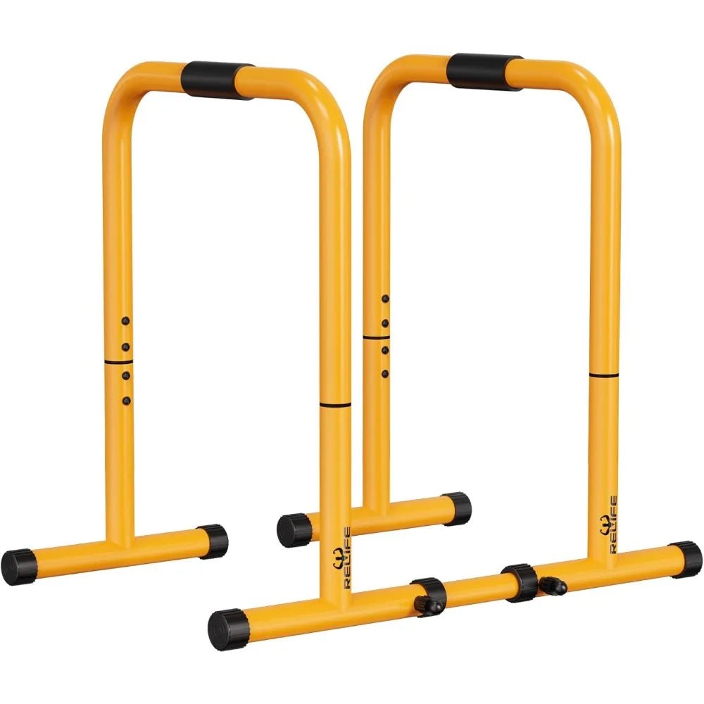 Heavy Duty Steel Dip Station – Adjustable Fitness Stand
