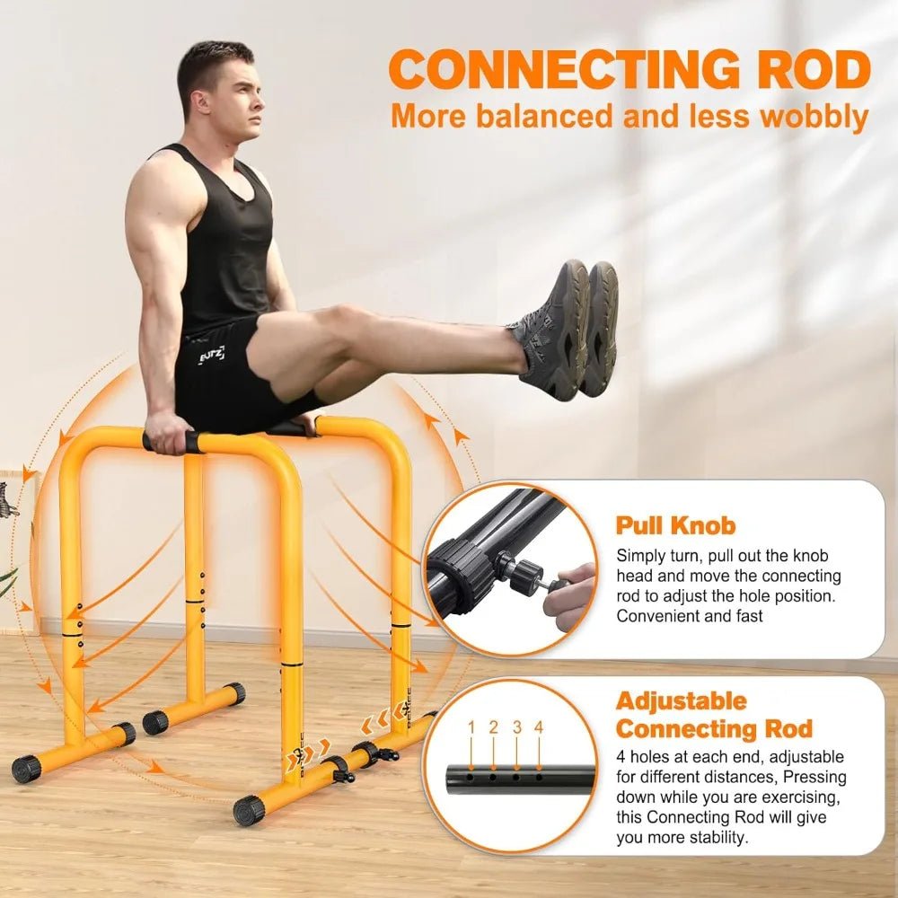 Adjustable Heavy Duty Steel Dip Station Fitness Workout StandEstaliosFitEstaliosFit184447882;2026057;1778179983VSnbM